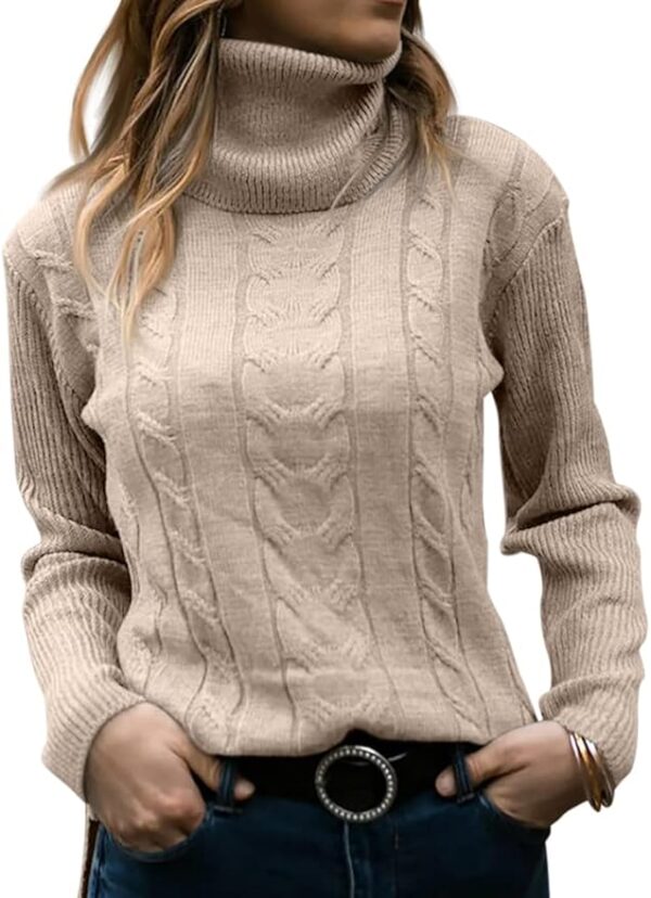 Long Sleeve Cable Knit Sweaters