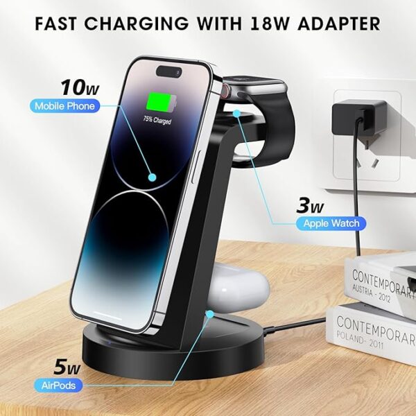 3 in 1 Charging Station for iPhone - Image 2